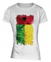 Guinea Bissau Grunge Flag Ladies T-Shirt