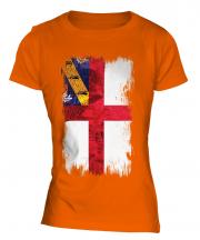 Herm Grunge Flag Ladies T-Shirt