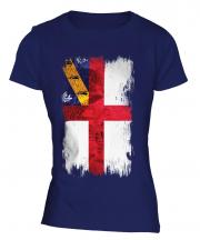 Herm Grunge Flag Ladies T-Shirt