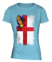Herm Grunge Flag Ladies T-Shirt