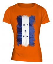 Honduras Grunge Flag Ladies T-Shirt