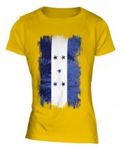 Honduras Grunge Flag Ladies T-Shirt