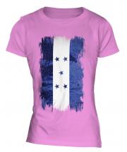 Honduras Grunge Flag Ladies T-Shirt