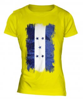 Honduras Grunge Flag Ladies T-Shirt