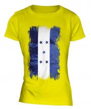 Honduras Grunge Flag Ladies T-Shirt