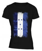 Honduras Grunge Flag Ladies T-Shirt