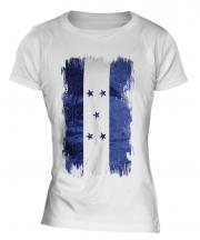 Honduras Grunge Flag Ladies T-Shirt