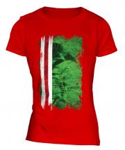 Ichkeria Grunge Flag Ladies T-Shirt