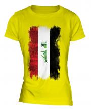 Iraq Grunge Flag Ladies T-Shirt