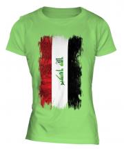 Iraq Grunge Flag Ladies T-Shirt