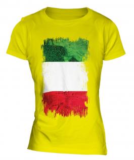 Italy Grunge Flag Ladies T-Shirt