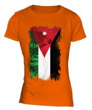 Jordan Grunge Flag Ladies T-Shirt