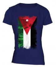 Jordan Grunge Flag Ladies T-Shirt