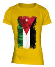Jordan Grunge Flag Ladies T-Shirt