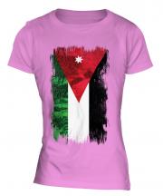 Jordan Grunge Flag Ladies T-Shirt