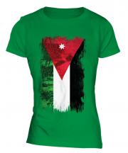 Jordan Grunge Flag Ladies T-Shirt