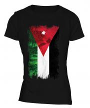 Jordan Grunge Flag Ladies T-Shirt