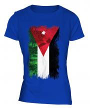 Jordan Grunge Flag Ladies T-Shirt