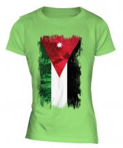 Jordan Grunge Flag Ladies T-Shirt