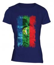 Karachay-Cherkessia Grunge Flag Ladies T-Shirt