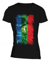 Karachay-Cherkessia Grunge Flag Ladies T-Shirt