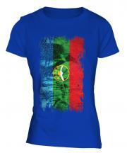 Karachay-Cherkessia Grunge Flag Ladies T-Shirt