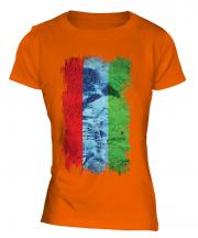 Karelia Grunge Flag Ladies T-Shirt