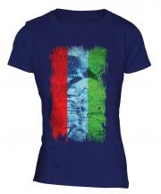 Karelia Grunge Flag Ladies T-Shirt