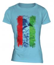 Karelia Grunge Flag Ladies T-Shirt