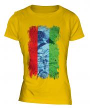 Karelia Grunge Flag Ladies T-Shirt