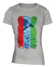 Karelia Grunge Flag Ladies T-Shirt