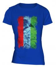 Karelia Grunge Flag Ladies T-Shirt