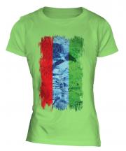 Karelia Grunge Flag Ladies T-Shirt