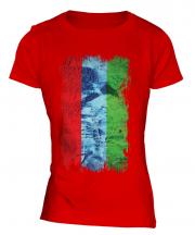 Karelia Grunge Flag Ladies T-Shirt