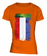 Khakassia Grunge Flag Ladies T-Shirt