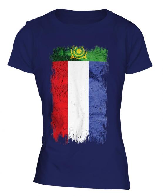 Khakassia Grunge Flag Ladies T-Shirt