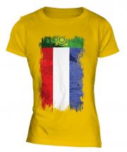 Khakassia Grunge Flag Ladies T-Shirt