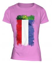 Khakassia Grunge Flag Ladies T-Shirt