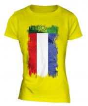 Khakassia Grunge Flag Ladies T-Shirt
