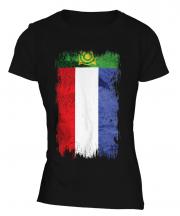 Khakassia Grunge Flag Ladies T-Shirt