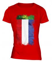 Khakassia Grunge Flag Ladies T-Shirt