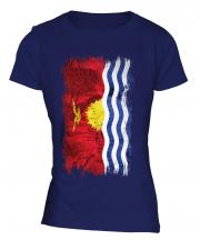 Kiribati Grunge Flag Ladies T-Shirt