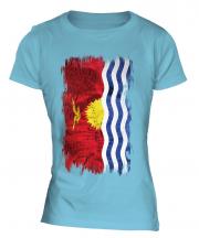 Kiribati Grunge Flag Ladies T-Shirt