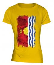 Kiribati Grunge Flag Ladies T-Shirt