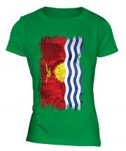 Kiribati Grunge Flag Ladies T-Shirt
