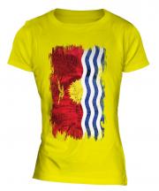 Kiribati Grunge Flag Ladies T-Shirt