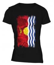 Kiribati Grunge Flag Ladies T-Shirt