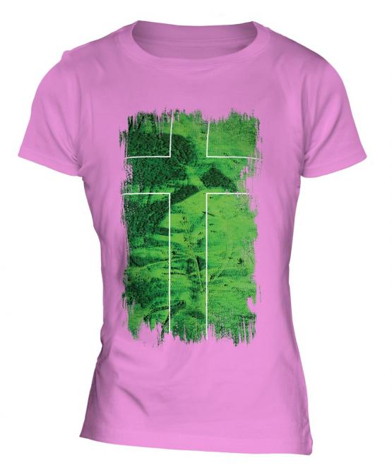 Ladonia Grunge Flag Ladies T-Shirt