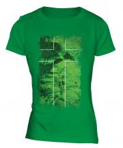 Ladonia Grunge Flag Ladies T-Shirt