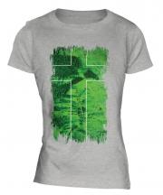 Ladonia Grunge Flag Ladies T-Shirt